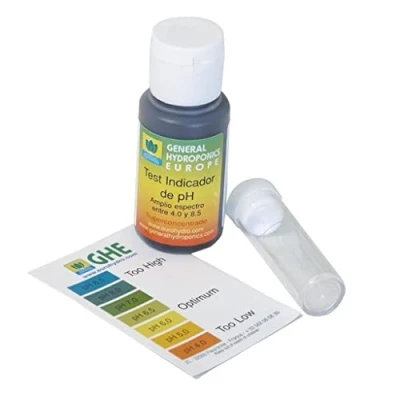 Afbeelding van GHE testset voor algemene hydroculturen, pH waarde (4,0 tot 8,5 pH)