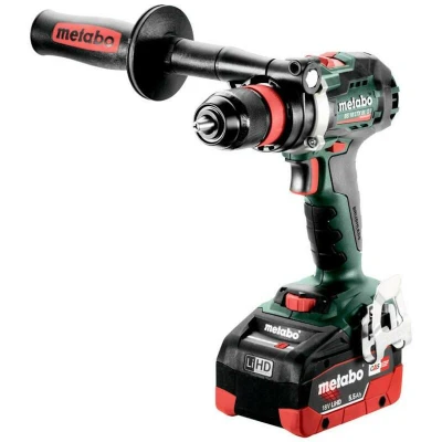 Afbeelding van Metabo BS 18 LTX BL Q I 18V Li ion Accu Boor /schroefmachine Set (2 X 5.5 Ah LiHD Accu) In MetaBOX Koolborstelloos 602359660