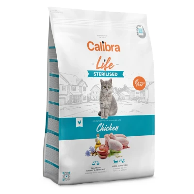 Afbeelding van 6kg Calibra Cat Life Sterilised Chicken Kattenvoer Droog