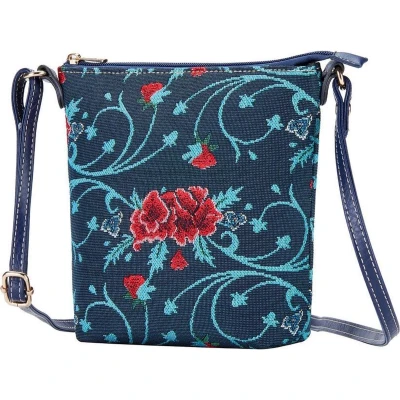 Afbeelding van Signare Elegant smal tasje Gobelin Frida Kahlo Anjer Carnation