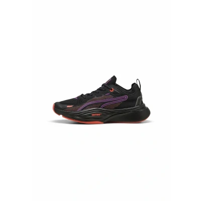 Afbeelding van Puma Nitro 2 Hardloopschoenen voor op de weg, Maat: 45, Black pure magenta Kunststof/ textiel
