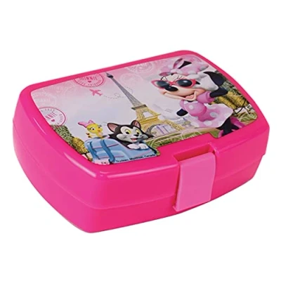 Afbeelding van Disney Minnie Mouse Lunchbox 17 x 13,5 6,5 cm Roze