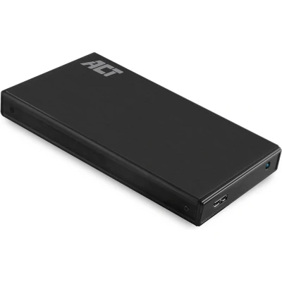 Afbeelding van ACT AC1200 2.5&quot; SATA Hardeschijf Behuizing USB 3.2 Gen1 Aluminium Zwart