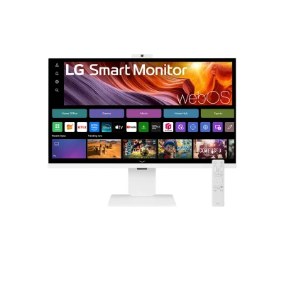 Afbeelding van LG Smart 32U850SA W 4K Ultra HD Monitor USB C 90w WebOS TV Webcam Wi Fi Apple Airplay 32 Inch
