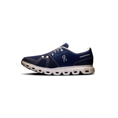 Afbeelding van Hardloopschoen On Running Men Cloud 6 Midnight White Schoenmaat 41