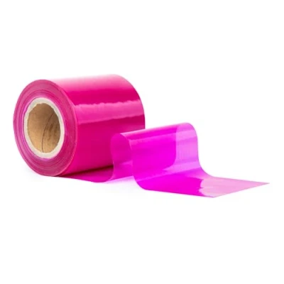 Afbeelding van GRIP Eventbasics Flatterlint roze, 50 m x 70 mm, LDPE folietape dikte µ, afsluitband niet klevend voor het afsluiten, markeren en decoreren op evenementen, bruiloften, feesten nog veel meer,