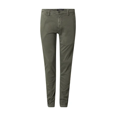 Afbeelding van Replay Heren chino Zeumar Slim Fit Hyperflex X Lite met stretch, Military Green 030 1, 32W / 34L