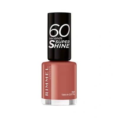 Afbeelding van Rimmel 60 Seconds Super Shine Nagellak 707 Tan A Cotta