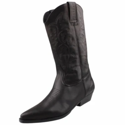 Afbeelding van Dockers by Gerli heren 43bl001 cowboylaarzen, zwart 100, 42 EU