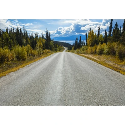 Afbeelding van Komar Fotobehang Atlin Road&quot; 368x254 cm (breedte x hoogte), inclusief pasta (set)
