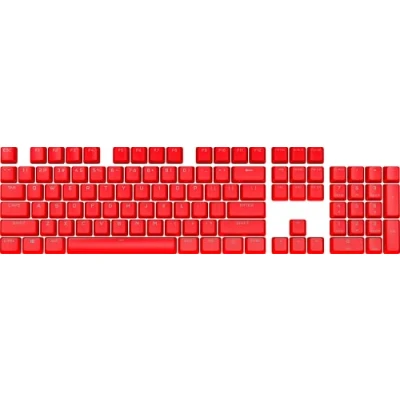 Afbeelding van Corsair PBT DOUBLE SHOT PRO Keycap Mod Kit, Engels, UK ( UK), ORIGIN Red