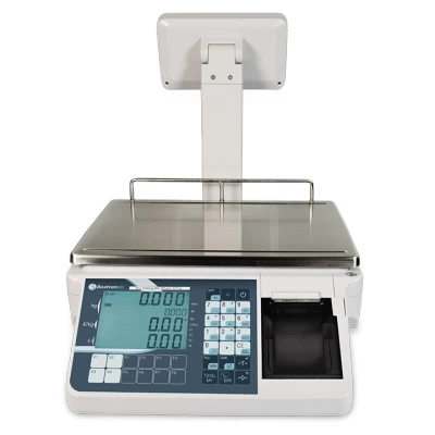 Afbeelding van Platform weegschaal IBEX EA4050 platformweegschaal met RVS weegplateau 30kg x 10g