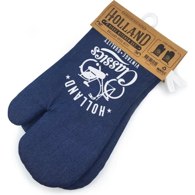 Afbeelding van Oven Handschoenen Dennim Holland Souvenir Een Paar