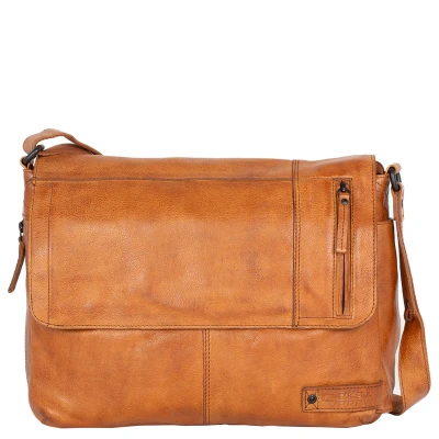 Afbeelding van Spikes &amp; Sparrow Messenger Bag echt leder
