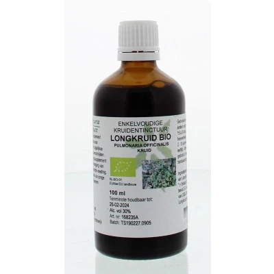 Afbeelding van Natura Sanat Pulmonaria off herb / longkruid tinctuur bio (100 ml)
