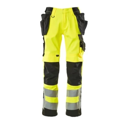 Afbeelding van Mascot Safe Supreme Broek met spijkerzakken 15531 860 Hi Vis geel/zwart C58 90
