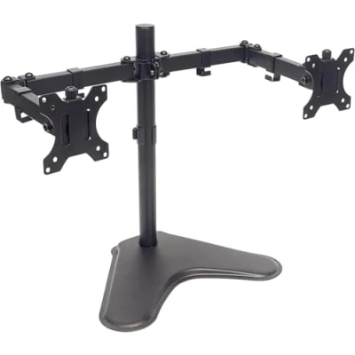 Afbeelding van Manhattan 461559 32 Vrijstaand Zwart flat panel bureau steun
