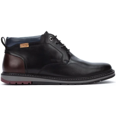 Afbeelding van Pikolinos Berna M8J Veterboots, Heren, Maat: 44, Black Leer