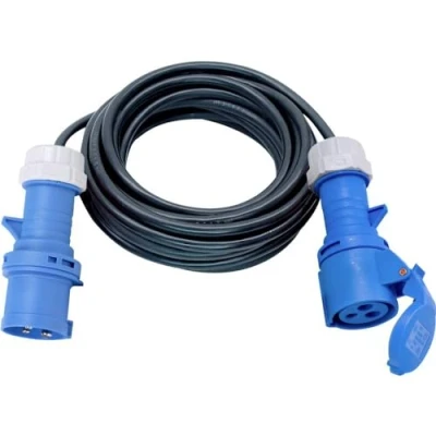 Afbeelding van Brennenstuhl CEE verlengkabel 10m H07RN F 3G1,5 (CEE kabel met stekker en koppeling afsluitklep, voor continu gebruik buitenshuis IP44, Made in Germany)