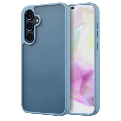 Afbeelding van Samsung Galaxy A35 Hoesje Kunststof imoshion Hardcase/Backcover Lichtblauw Telefoonhoesje