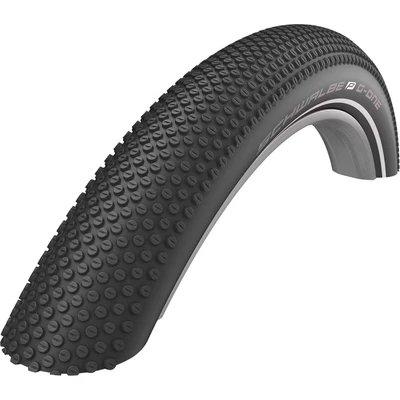Afbeelding van Schwalbe Vouwband G One Allround DD RaceGuard 27.5 x 2.25&quot;&quot; / 57 584 mm zwart met reflectie