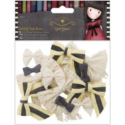 Afbeelding van Ribbon Trim Bows (12pcs) Simply Gorjuss
