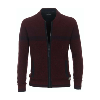 Afbeelding van Casamoda Vest, Heren, Maat: XL, Dunkelrot