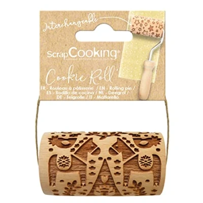 Afbeelding van ScrapCooking Xmas Embossing Rolling Pin