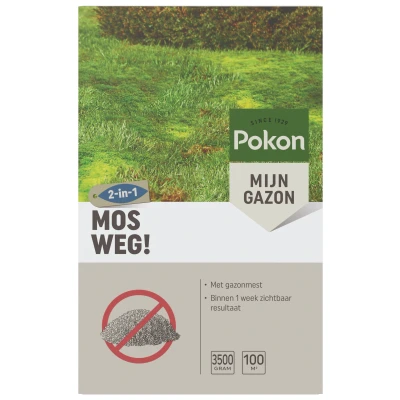 Afbeelding van Mos Weg! 100m2 3.5 kilo Pokon