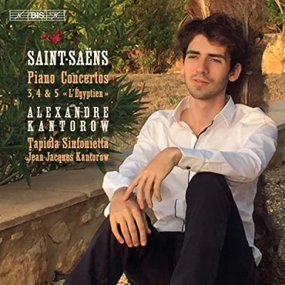 Afbeelding van Alexandre Kantorow, Tapiola Sinfonietta, Jean Jacques Kantorow Saint Saëns: Piano Concertos Nos. 3, 4 &amp; 5 (Super Audio CD)