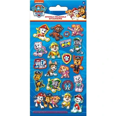 Afbeelding van Paper Projects 01.70.06.157 Paw Patrol glitterende, herbruikbare stickers