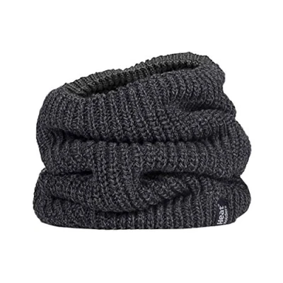 Afbeelding van Heat Holders Dikkethermo nekwarmer voor heren Houtskool