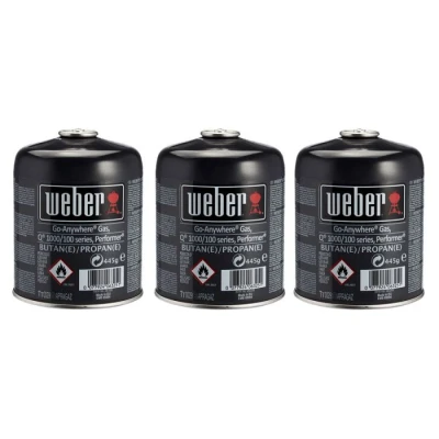 Afbeelding van Weber driepak Gasbusjes