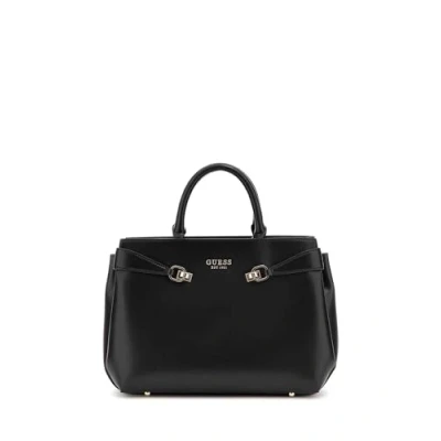 Afbeelding van GUESS Handtas Schoudertas Lorelei Girlfriend Satchel Black Zwart