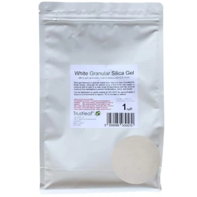Afbeelding van 1 kg zak silicagel korrelig zand 0,5 mm korrels (1 ws)
