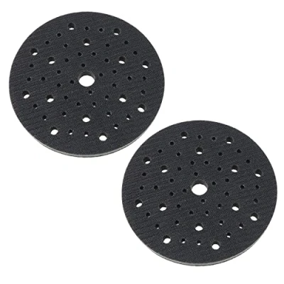 Afbeelding van 2 STKS 150Mm Zachte Spons Interface Pad Schuren 53 Gaten voor Sander Kussen Impact Resistant Speciale Vervanging Haak &amp; Loop Discs