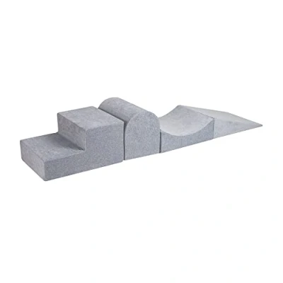 Afbeelding van Grijze foam speelset met ballenbak Ballenbakje.nl