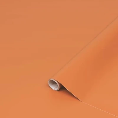 Afbeelding van d c fix Plakfolie, effen, zijdemat, terracotta, zelfklevende folie, waterdicht, realistische decoratie voor meubels, tafel, kast, deur, keukenfronten, meubelfolie, decoratiefolie, behang, 45 cm x 2 m