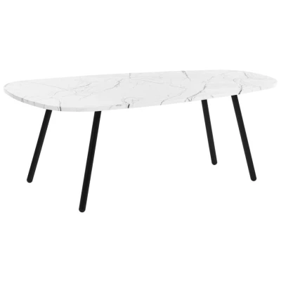 Afbeelding van Beliani Salontafel BIDDLE Wit mdf