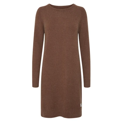 Afbeelding van Oxmo Oxmareen Gebreide jurk, Dames, Maat: Small, Tortoise shell melange