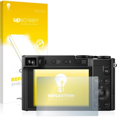 Afbeelding van upscreen Screenprotector voor Panasonic Lumix DMC TZ100 Folie Beschermfolie anti glare matte