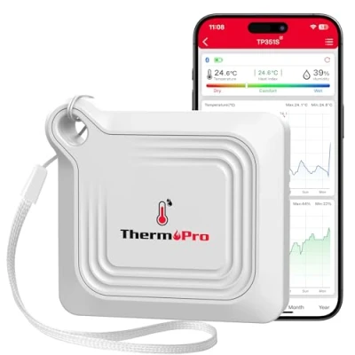 Afbeelding van ThermoPro TP351 Hygrometer Thermometer Indoor Kamerthermometer Bluetooth
