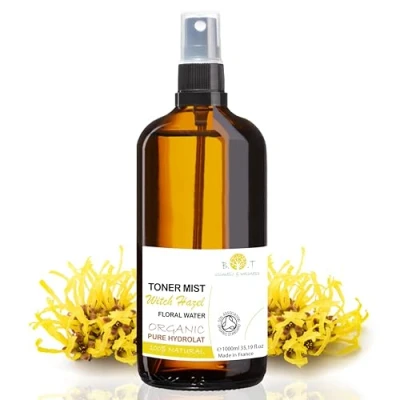 Afbeelding van Organische Hydrolat Toverhazelaar Hamamelis water 1000 ml Bloemenwater 100% Pure Alcoholvrij Poriënreiniger Vette huid toner Gezicht Make up Remover Blemish Acne natuurlijke reiniger en