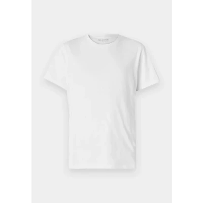 Afbeelding van Selected Homme Slhaspen Oneck Tshirt basic, Heren, Maat: Small, Bright white