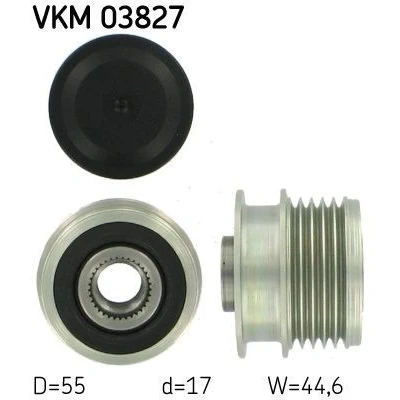 Afbeelding van Skf Vrijloop koppeling dynamo VKM 03827
