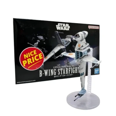 Afbeelding van 1:72 Revell Bandai 01208 Star Wars B wing Starfighter Plastic Modelbouwpakket