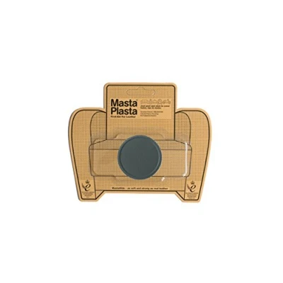 Afbeelding van MastaPlasta Zelfklevende premium lederen reparatiepatch grijze cirkel 5 cm x (2 inch 2 in) EHBO voor banken, autostoelen, handtassen en jassen