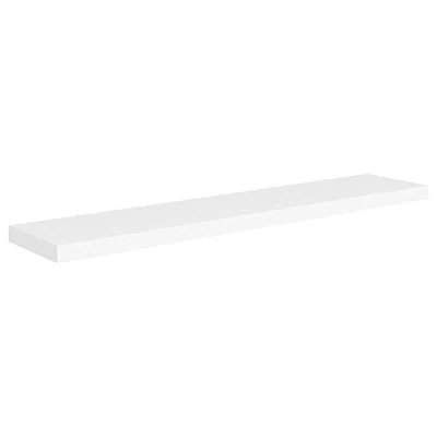 Afbeelding van vidaXL Wandschap zwevend 120x23,5x3,8 cm MDF wit