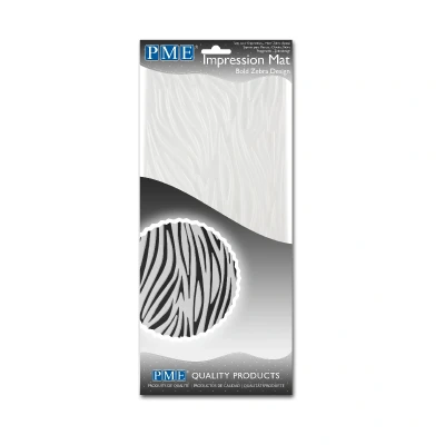 Afbeelding van PME Impression Mat Zebra Design