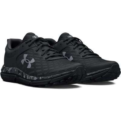 Afbeelding van Under Armour Charged Assert 10 Camo Hardloopschoenen Trainers Heren 3027036 001 zwart
